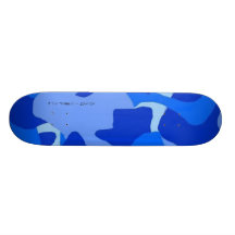 Monopatín azul de Camo