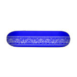 Monopatín azul de Paisley mini