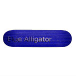 Monopatín azul del cocodrilo