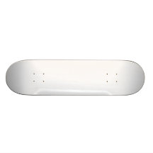 Monopatín blanco sólido
