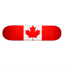 Monopatín canadiense del diseño de la bandera