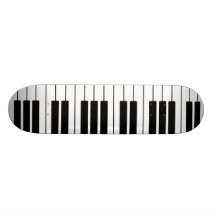Monopatín con diseño del teclado