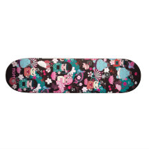 Monopatín de Cuties Kawaii del kimono por la pelus