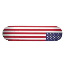 Monopatín de la bandera americana