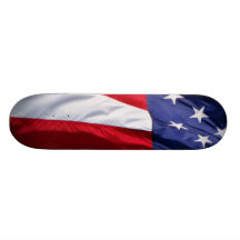 Monopatín de la bandera americana