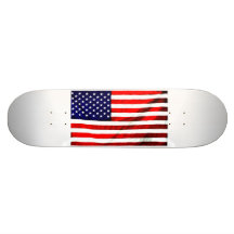 Monopatín de la bandera americana