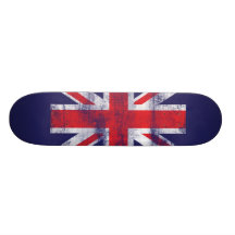 Monopatín de la bandera del vintage