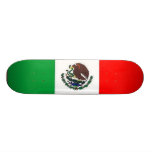 Monopatín de la bandera mexicana