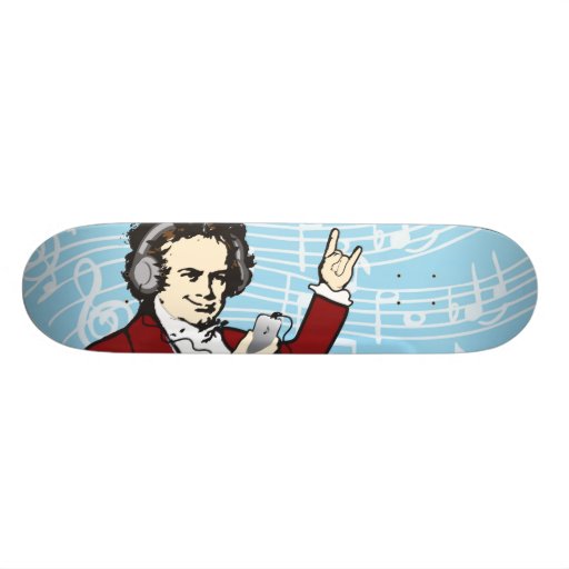 Monopatín de la música de rocas de Beethoven