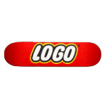 Monopatín de la obra clásica del logotipo