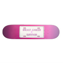 Monopatín de la placa del superviviente del cáncer