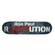 Monopatín de la revolución de Ron Paul