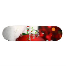 Monopatín de las Felices Navidad