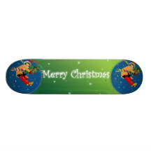 Monopatín de las Felices Navidad