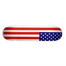 Monopatín de los comp de la bandera americana