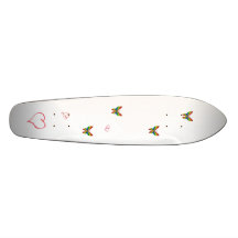 Monopatín de los corazones de Butterflys