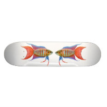 Monopatín de los pescados del paraíso