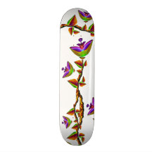 Monopatín del arte de la flor de Bloomfasia