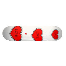 monopatín del corazón del amor