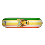 Monopatín del león de Rasta