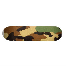 monopatín del modelo del camo