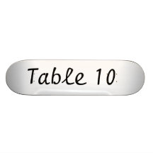 Monopatín del número de la tabla