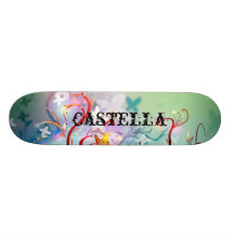 Monopatín floral de Castella CA