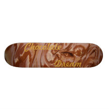 Monopatín ideal del chocolate -