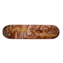 Monopatín ideal del chocolate