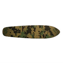 Monopatín Oldschool del camuflaje de Digitaces del