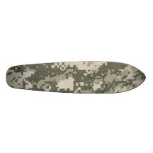 Monopatín Oldschool del camuflaje del ejército de 