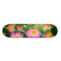 Monopatín oriental de las flores de Lotus