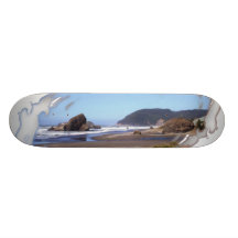 Monopatín pintado de la costa