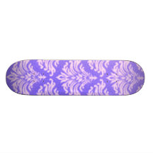 Monopatín retro de la púrpura de la lavanda del vi