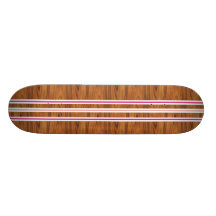 Monopatín retro rosado
