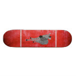 Monopatín rojo retro de Zeb