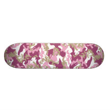 Monopatín rosado de encargo de Camo