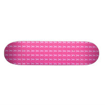 Monopatín rosado de la cinta