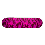 Monopatín rosado de los chicas de Camo