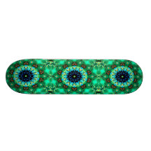 Monopatín supremo verde del estilo