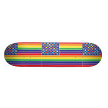 Monopatín Twinkly de la bandera del arco iris
