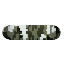 Monopatín urbano del camuflaje del pixel de 8 peda