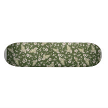Monopatín verde de la mariposa