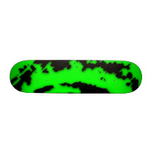 Monopatín verde del limo