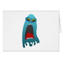 Monster Grußkarte