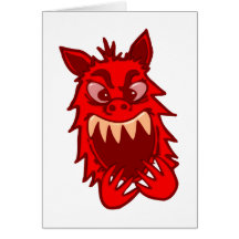 Monster Grußkarte