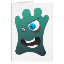 Monster Grußkarte