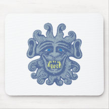 Monster Stein stone Mousepads