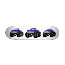 MONSTER TRUCK AZUL MONOPATÍN