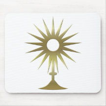 Monstrance eucarístico alfombrilla de ratones